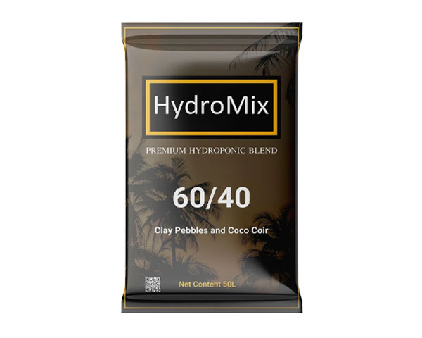 HydroMix 60/40 Coco Coir & Clay Pebbles 50L bag