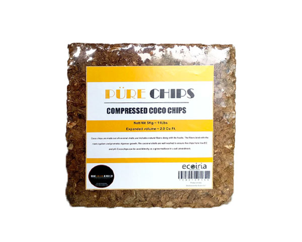 Pure Coco® Chips Compressed 4kg block