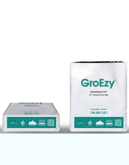 GroEzy™ 1 Gallon Expandable Pot in UV treated grow bag